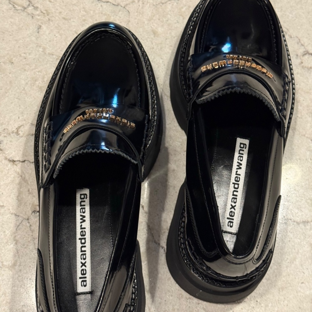 ALEXANDER WANG Platform Lug Sole Loafers, Size EU 40, NEW! WORE ONCE! - Picture 14 of 16